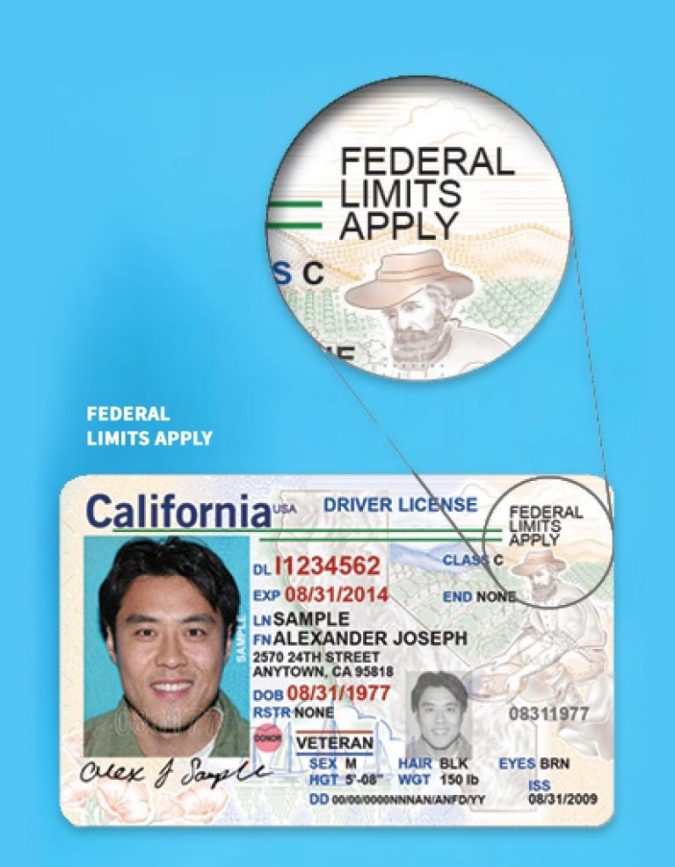por que mi licencia dice Federal Limits Apply