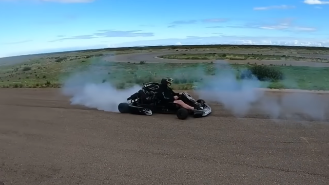 Conoce el ambicioso proyecto de un Go Kart de 800 hp