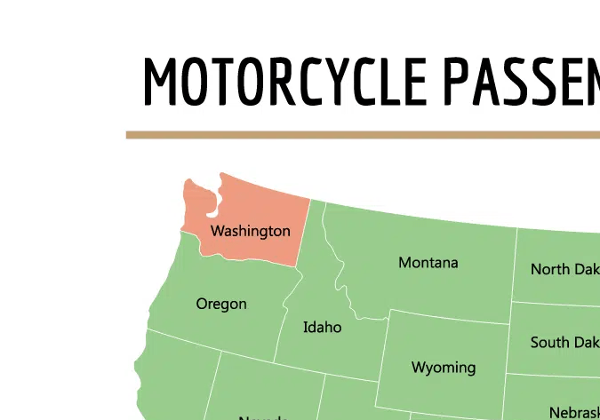 A qué edad se puede viajar con niños en moto en Estados Unidos