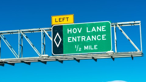 Qué es HOV lane o carril hove