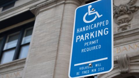 Permiso de estacionamiento para discapacitados en Texas