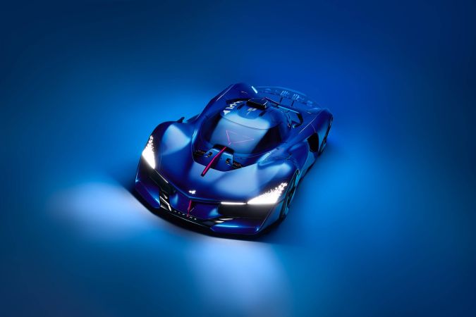 Alpine presentó su primer hypercar con motor a combustión de hidrógeno