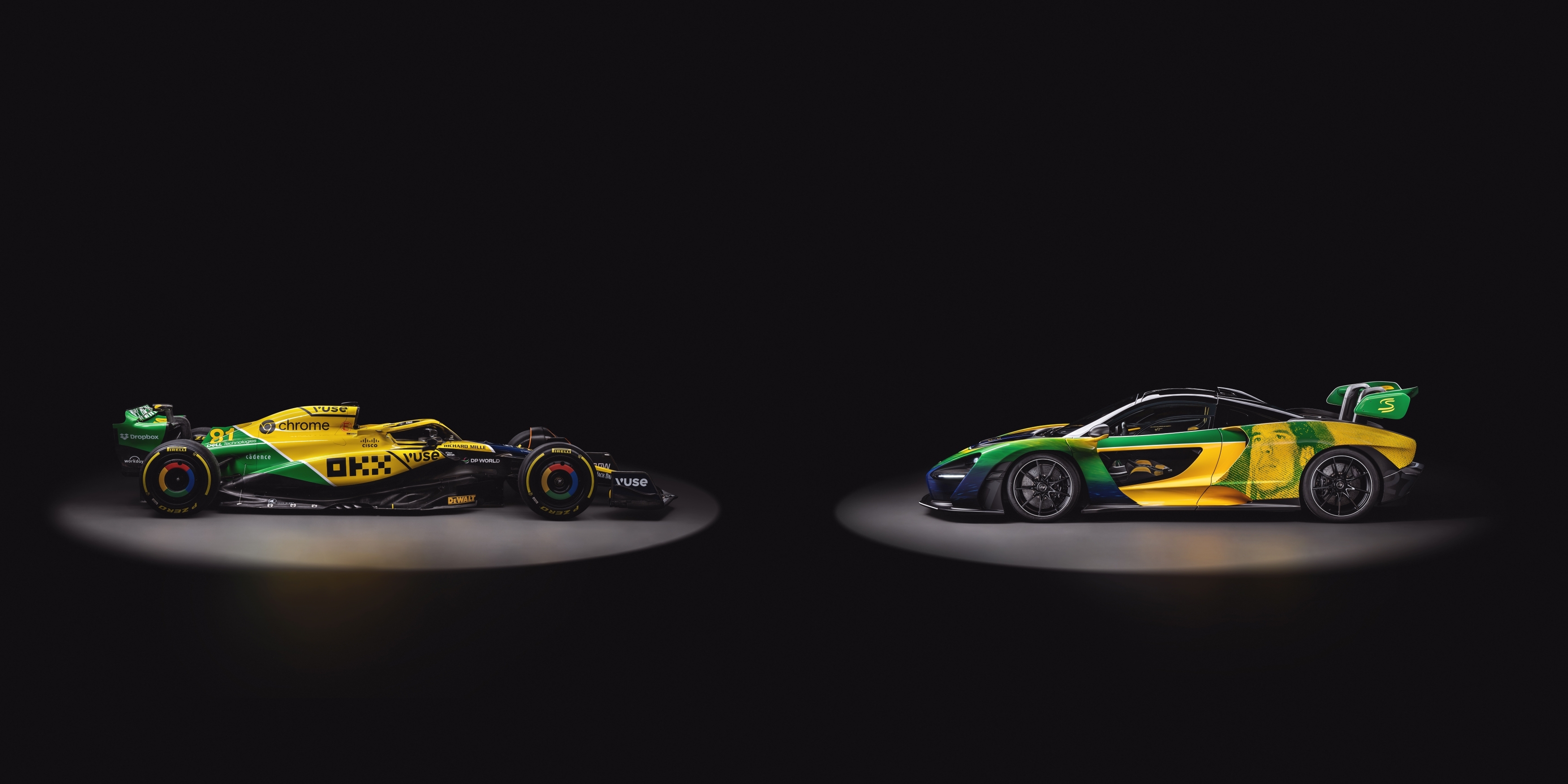 Emotiva pintura de Mclaren para rendir tributo a Senna en las carreras