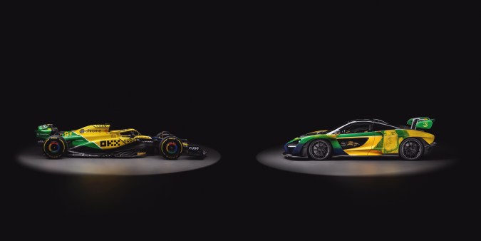 Emotiva pintura de Mclaren para rendir tributo a Senna en las carreras