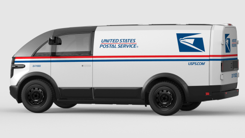 Las primeras vans eléctricas Canoo fueron vendidas al servicio postal de USA