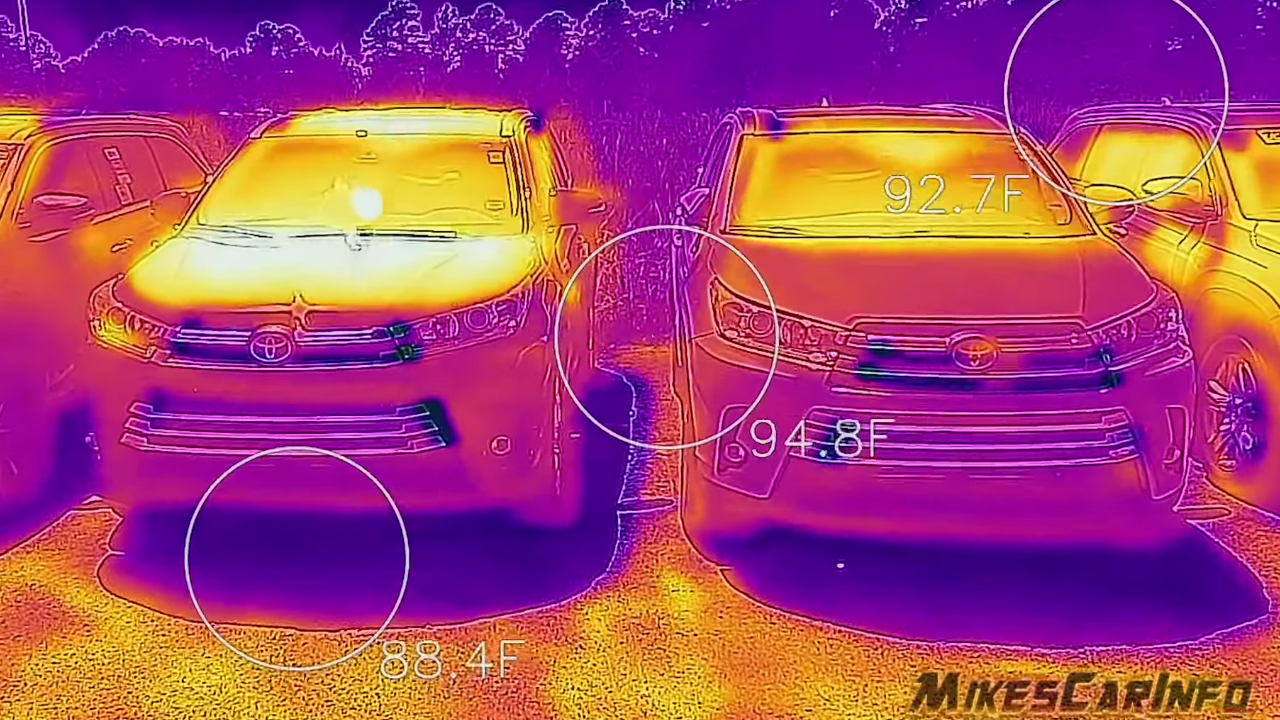 ¿Los autos negros realmente absorben más calor?