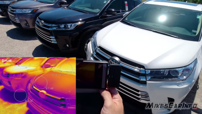 Действительно ли черные автомобили поглощают больше тепла?