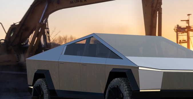 Cybertrailer: autocaravana a energía solar inspirada en el Cybertruck de Tesla