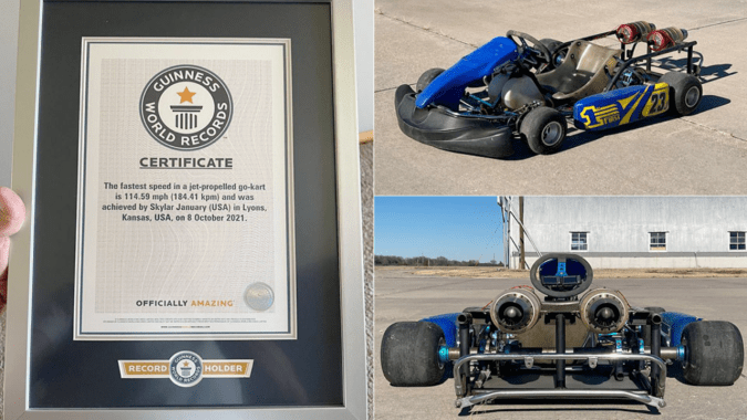 El Go Kart más potente de la historia es puesto a la venta