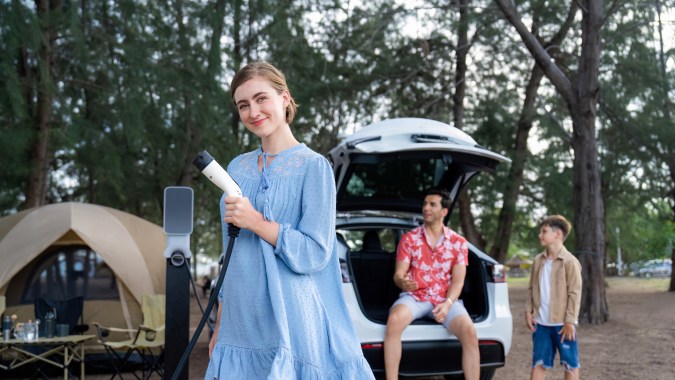 planear un viaje en auto eléctrico