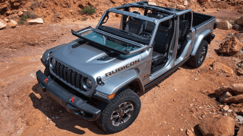 Jeep elimina la transmisión manual de la Gladiator 2025