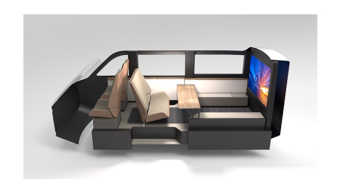 La marca de tecnología Sharp desarrolla una minivan