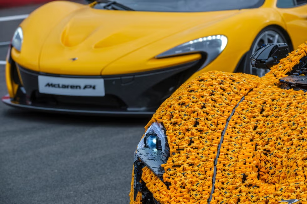 Lando Norris McLaren P1 Lego