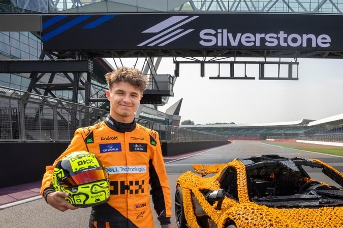 Lando Norris McLaren P1 Lego