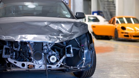 Subasta de carros chocados en New York