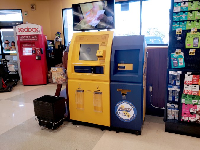 máquinas del DMV para pagar placas