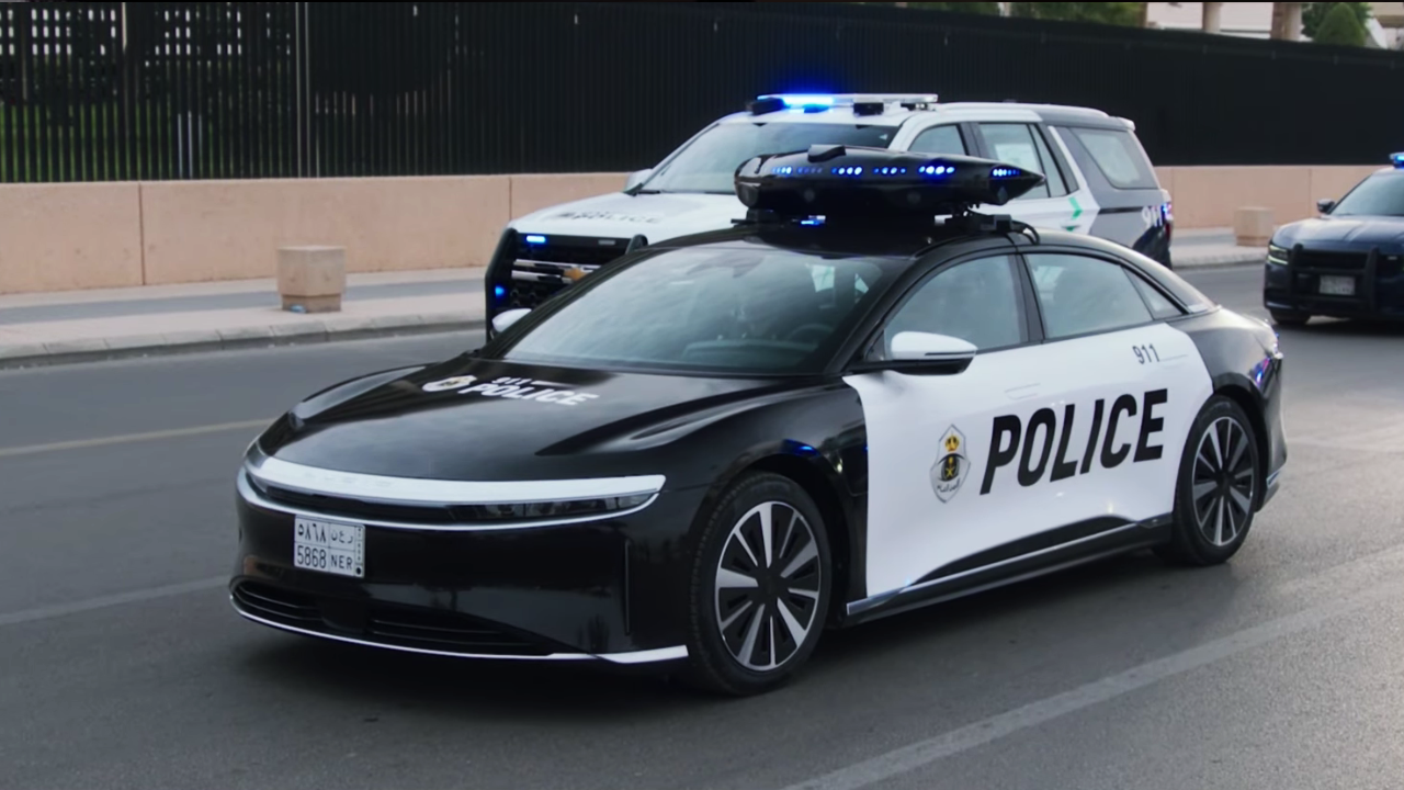 Policía de California pruebas los Lucid Air para su equipo