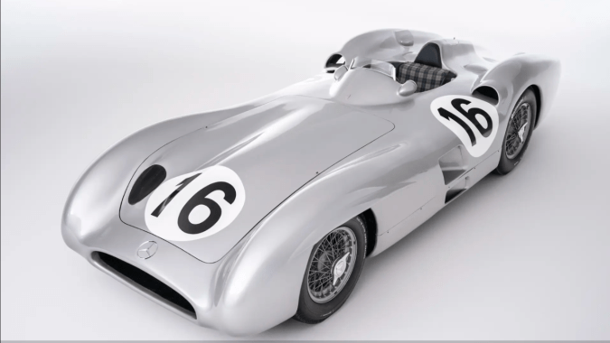 Subastarán el Mercedes Benz F1 histórico de 1955