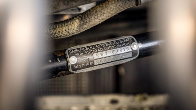 Subastarán el Mercedes Benz F1 histórico de 1955