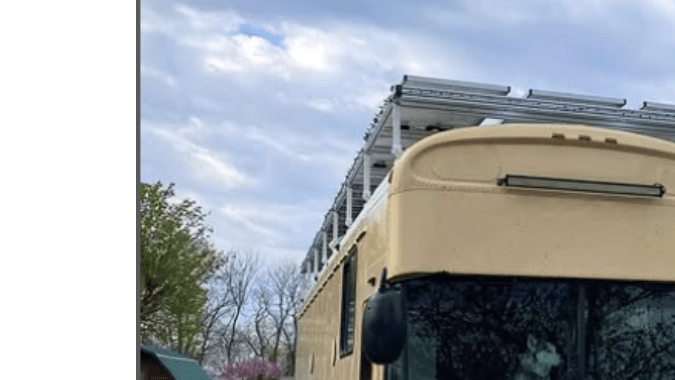 De autobús escolar a autocaravana de lujo