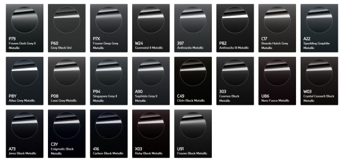 Por qué los autos ya no ofrecen variedad de colores como antes