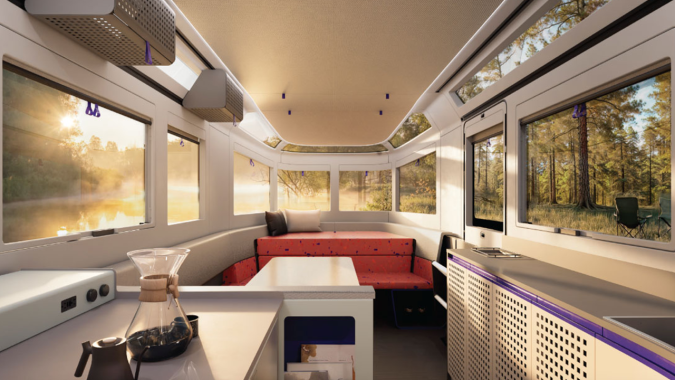 Autocaravana que se carga solo con energía solar