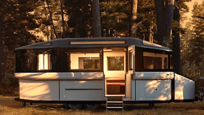 Autocaravana que se carga solo con energía solar
