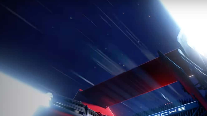 Porsche crea una "nave espacial" futurista para un videojuego