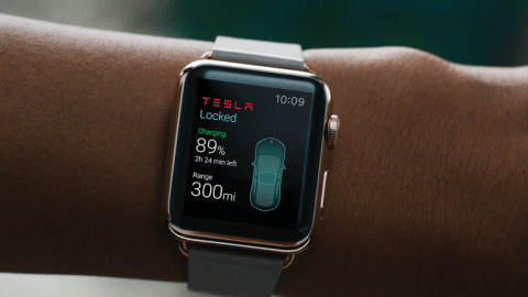 Tesla lanza una app que convierte al Apple Watch en una llave inteligente