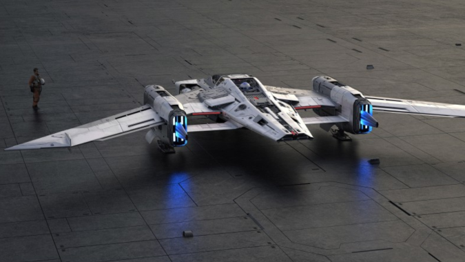 Porsche crea una "nave espacial" futurista para un videojuego