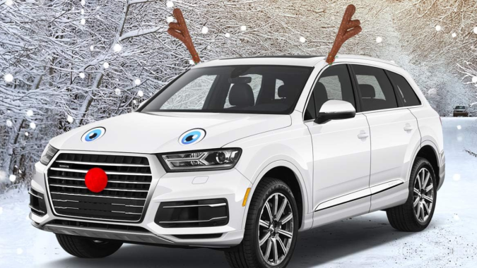 Accesorios navideños para los carros