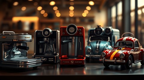 Cafeteras forma de auto