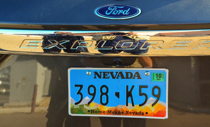 Placas de autos en Nevada