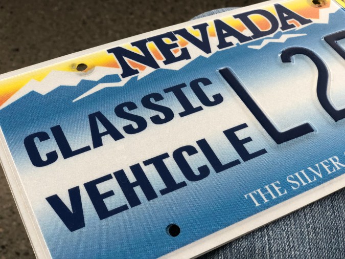 Placas de autos en Nevada