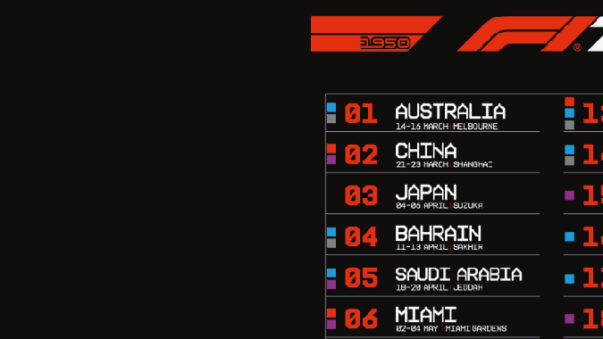 Fórmula 1 2025: calendario y horarios de los Grandes Premios y las sprints