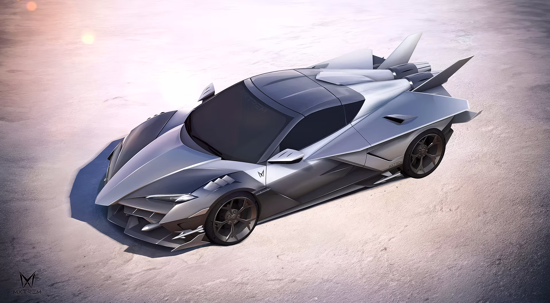 Convierten un Corvette C8 en un avión de combate