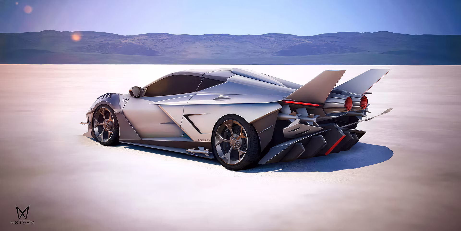 Convierten un Corvette C8 en un avión de combate