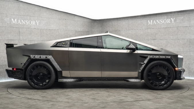 Rediseñan un Cybertruck con un estilo más futurista