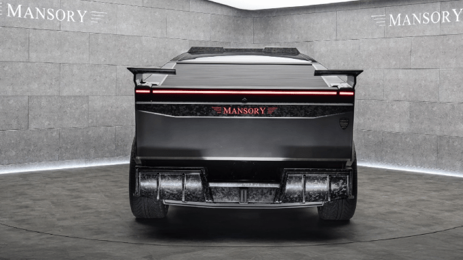 Rediseñan un Cybertruck con un estilo más futurista