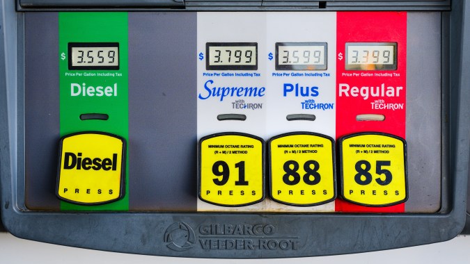 octanaje de la gasolina