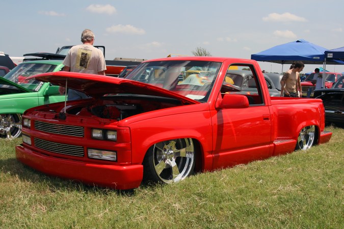 pickup trucks slammed