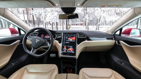 tesla snow mode
