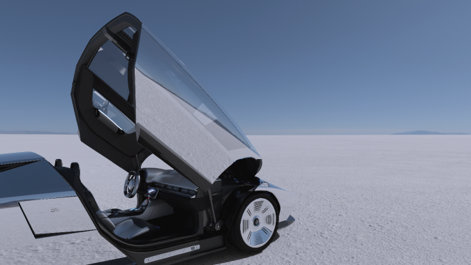 El GFC Peralta S tiene una apertura completa para la entrada al habitáculo.