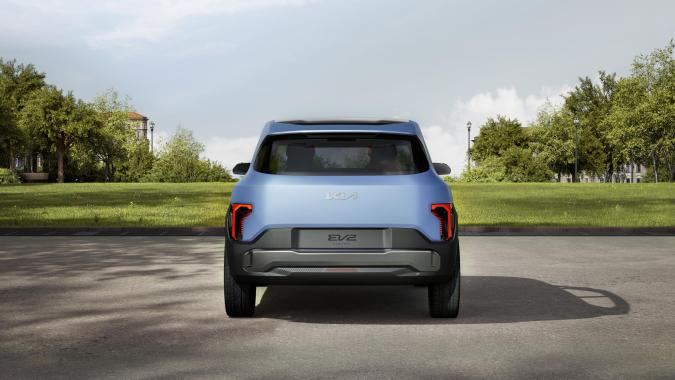 Kia presentó el pequeño EV2, un concepto para el segmento compacto