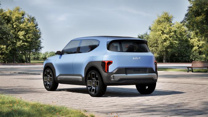 Kia presentó el pequeño EV2, un concepto para el segmento compacto