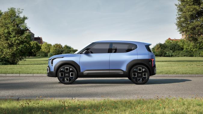 Kia presentó el pequeño EV2, un concepto para el segmento compacto