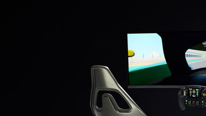 $75,000 dólares cuesta el simulador de carreras de carros virtuales de Aston Martin.