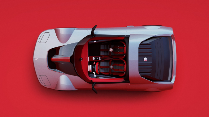 El deportivo retro de Bertone te lleva un viaje al pasado
