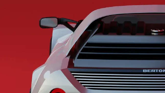 El deportivo retro de Bertone te lleva un viaje al pasado