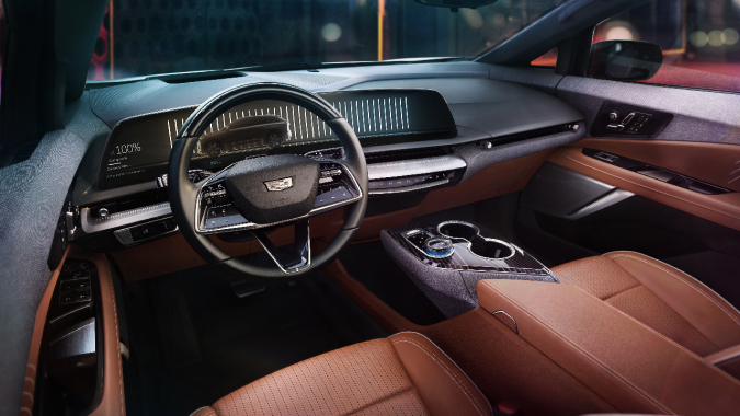 El Cadillac Optiq tiene varios niveles de conducción que ayudan a un mejor rendimiento.